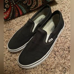 Vans: Slip on, Black